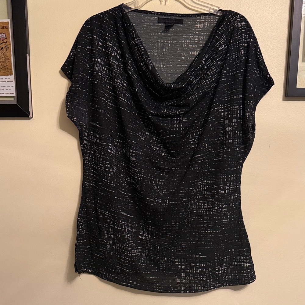Kenneth Cole New York Black and White Blouse